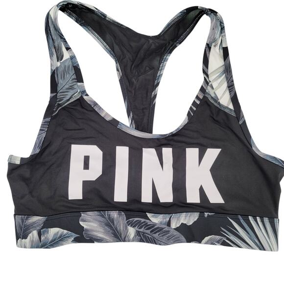 VS PINK Ultimate Unlined Racerback Sports Bra Size Large 2 Piece Bundle NWOT - Picture 3 of 11